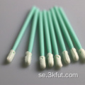 Industriell användning Micro Head Cleanroom Foam Tip Swab